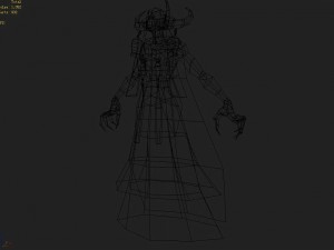 low poly 3d monster - shadow stone shadow Modelo 3D