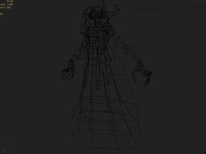 low poly 3d monster - shadow stone shadow 3D Model