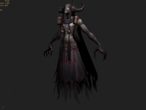 low poly 3d monster - shadow stone shadow Modelo 3D