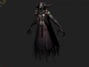 low poly 3d monster - shadow stone shadow 3D Model