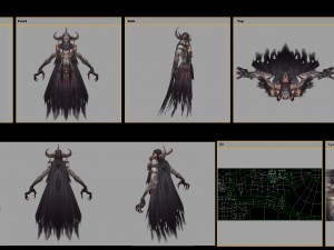 low poly 3d monster - shadow stone shadow Modelo 3D