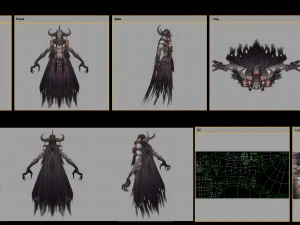 low poly 3d monster - shadow stone shadow 3D Model
