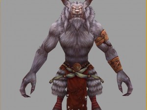 low poly 3d monster - nine cats 3D Model