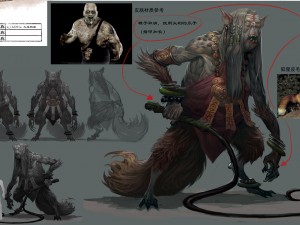 low poly 3d monster - nine-tailed fox 3D 모델