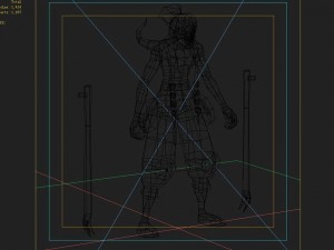 low poly 3d monster - crying Modello 3D