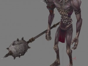 low poly 3d monster - warriors 3D 模型