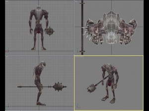 low poly 3d monster - warriors 3D 模型