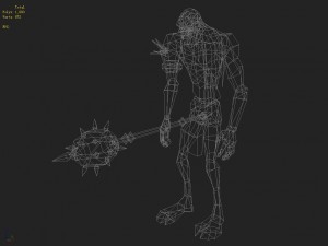 low poly 3d monster - warriors 3D 模型