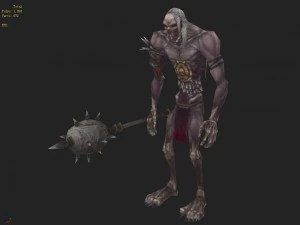 low poly 3d monster - warriors 3D Model