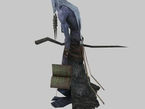 low poly 3d monster - master mage 3D Model