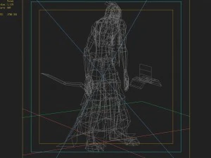 low poly 3d monster - master mage 3D Model