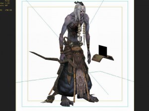 low poly 3d monster - master mage 3Dモデル