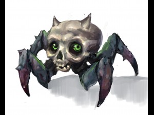 low poly 3d monster - steamed head monster 01 3D 모델