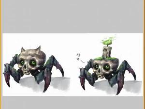 low poly 3d monster - steamed head monster 01 3D Model