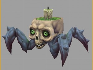 low poly 3d monster - steamy monster 02 3D Modell