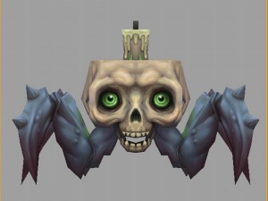 low poly 3d monster - steamy monster 02 3D Modell
