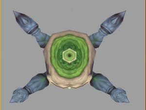low poly 3d monster - steamy monster 02 3D Modell