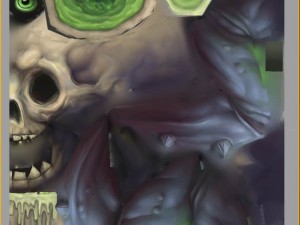 low poly 3d monster - steamy monster 02 3D Modell