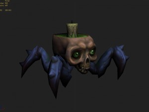 low poly 3d monster - steamy monster 02 3D Modell