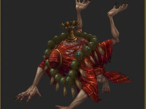 low poly 3d monster - ascetic 3D Model