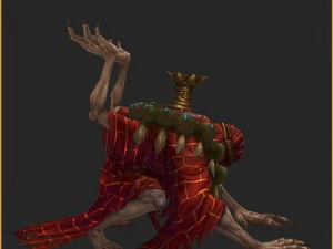 low poly 3d monster - ascetic 3D Model