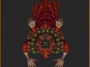 low poly 3d monster - ascetic 3D Model