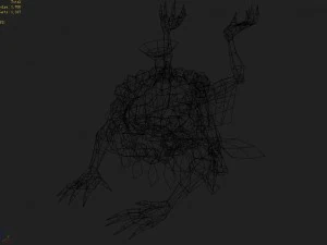 low poly 3d monster - ascetic 3D Model
