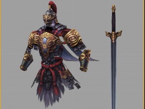 low poly 3d monster - skull soldier 3Dモデル