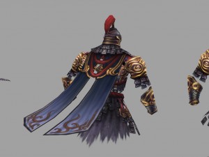 low poly 3d monster - skull soldier 3Dモデル