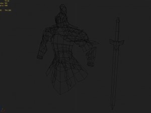 low poly 3d monster - skull soldier 3Dモデル