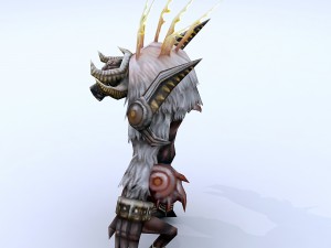 low poly 3d monster - lord of the conqueror 3D-Modell