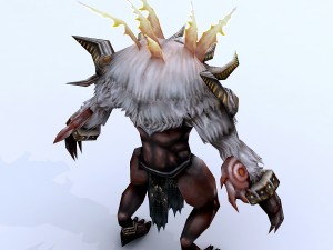 low poly 3d monster - lord of the conqueror 3D-Modell