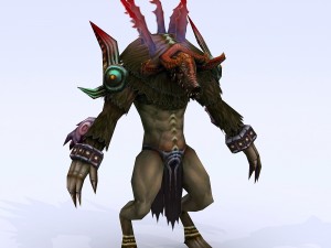 low poly 3d monster - connolly head 06 Modelo 3D