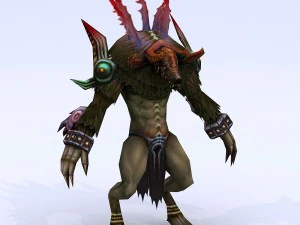 로우 폴리 3D 몬스터 - 코널리 헤드 06 3D 모델