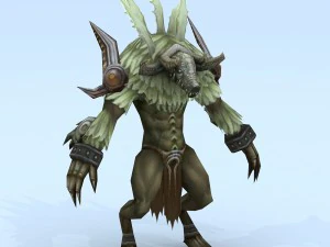 低ポリ 3D モンスター - コノリー ヘッド 08 3Dモデル