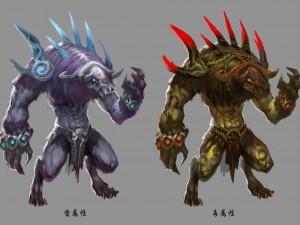 low poly 3d monster - connolly head 08 3D 모델