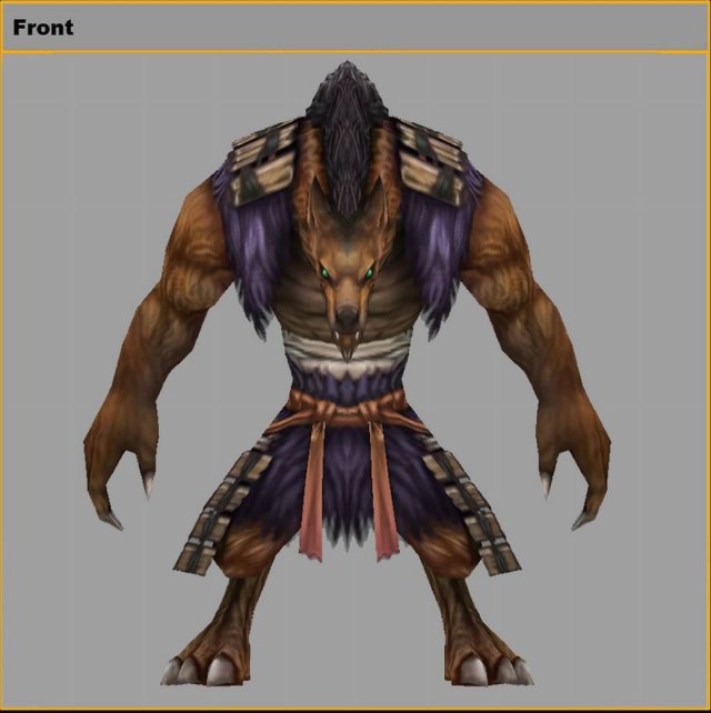 Low Poly 3d Monster - Wolf Archer 3D Модель In Выдуманные 3DExport