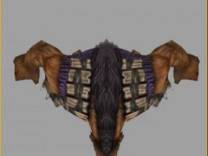low poly 3d monster - wolf archer 3D Model
