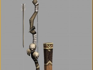 low poly 3d monster - wolf archer 3D 모델