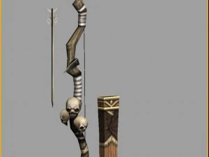 low poly 3d monster - wolf archer 3D Model