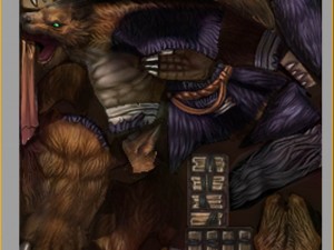 low poly 3d monster - wolf archer 3D 모델