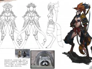 Low-Poly-3D-Monster &ndash; die Zibetkatze 3D Modell