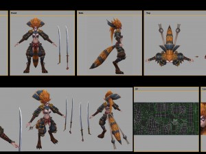 low poly 3d monster - the civet cat 3D Model