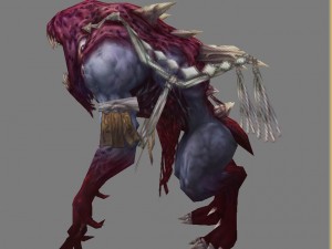 low poly 3d monster - spooky ghost 3D Model