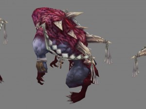 low poly 3d monster - spooky ghost 3D Model