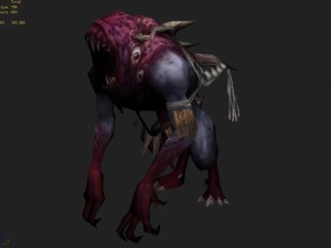 low poly 3d monster - spooky ghost 3D Model