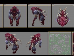 low poly 3d monster - spooky ghost 3D Model