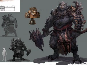 низкополигональная 3d монстр - сплиттер 3D Модель