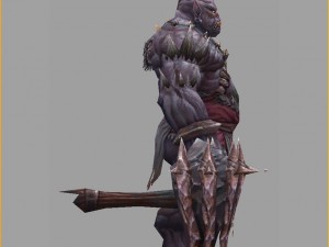 low poly 3d monster - splitter 3D 모델