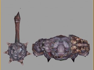 low poly 3d monster - splitter 3D 모델